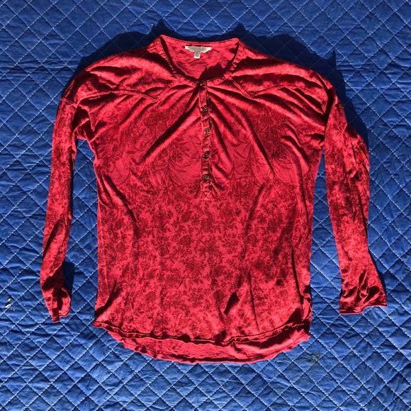 Lucky 2 for $10 Printed Henley - Picture 4 of 8